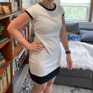 Black and White Bodycon Dress New York & Co sz Sm